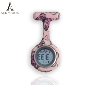 China Digital Silicone Nurse Watch Fob Pocket Watches Dog Paws Doctor Medical Hospital Brooch Lapel Clock Brand Date Week Dis factory