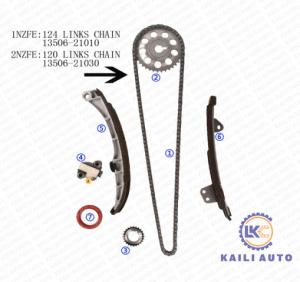 China TOYOTA COROLLA Variable Timing Belt 13506-21010 124L 13540-21010 Engine Timing Chain factory