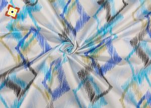 China Polyester Geometric Printing Mattress Quilting Fabric 55gsm factory