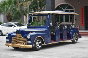 China New Launched 11 Passengers Electric Vintage Cart 4 Wheel Electric Vehicle factory