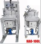 Thin Film-Degassing Vacuum Mixing and Injection Device