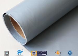 China Plain Weave Silicone Rubber Coated Fiberglass Fabric For Joint 260g factory