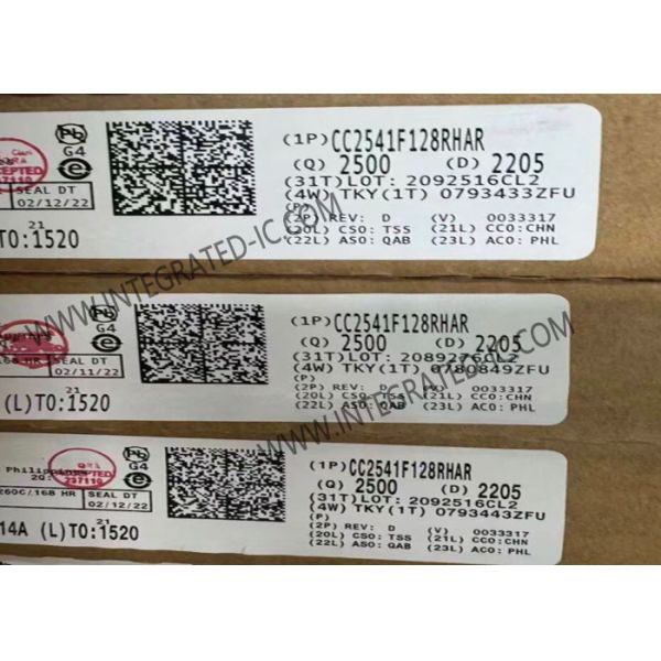 China Wireless Communication Module CC2541F128RHAR Bluetooth Low Energy Wireless MCU factory