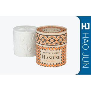 Custom Design Cardboard Candle Boxes , Paper Tube  Packaging Box