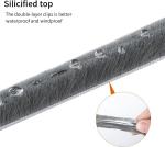 100% pP Wool Pile Weatherstripping Sliding Door Brush Strip