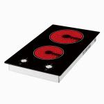 12 in. Knob Control Slim Housing Ceramic Radiant Electric Cooktop in Speckled