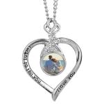 Sublimation Blanks Heart Button Necklace Sublimation Products For Valentine'S