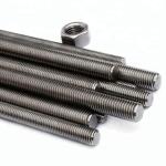 M10 Stainless Threaded Rod Anti Corrosion Full / Part Thread Zinc Plated Blue
