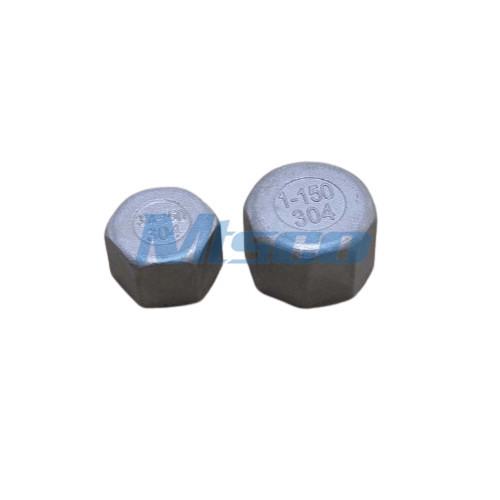 1/8in CF8 CF8M Steel Tube Cap Thread Connection ASTM A351 Metal Pipe Cap