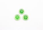 10mm Small Fancy Shirt Buttons , Green Resin Buttons Lightweight ISO 9001