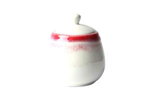 China Customized Ceramic Sugar Jar , 300ml Tea Coffee Sugar Canisters For Coffee Drinking factory