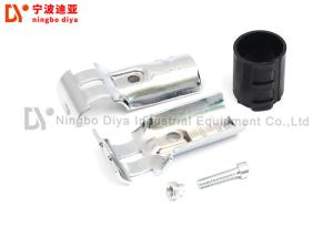 China Chromed Iron Tube Connector Clamps Zinc Plated For Pipe Joint System factory