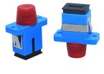 FC - SC Fiber Optic Adapter Single Mode Blue Color For Local Area Network