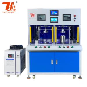 China Double Station Stainless Steel Kettle Bottom Kettle Spout Automatic Fiber Laser Welding Machine factory