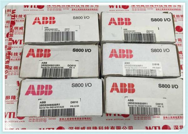 China ABB Control Systems Digital I O Module 800xA S800 , DI810 3BSE008508R1 24VDC factory