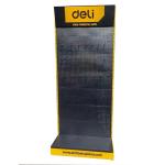 black and yellow shelves for shops and supermarket