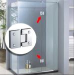 Stainless Steel Shower Door Hinges Suitable for 800-1200MM Door Width 5-6MM