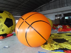 China Custom 0.18mm Pvc Basketball Helium Balloon Advertising Inflatables For Promotion factory