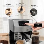 OEM ODM Multifunction Coffee Machine One Touch 1450W Cappuccino Coffee Espresso