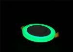 Commerical 6 Round Led Lights , Green Edge Lit Led Panel Ceiling Lights