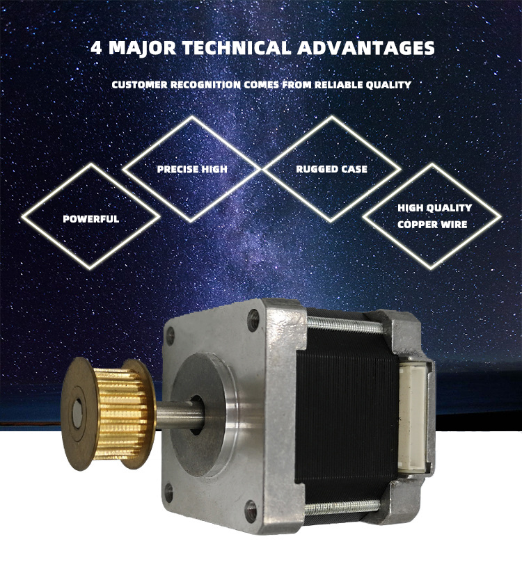 Faradyi Custom Factory Price Closed Loop Stepper Motor High Torque 12V 24V 42 Series Brushless Stepper Motor