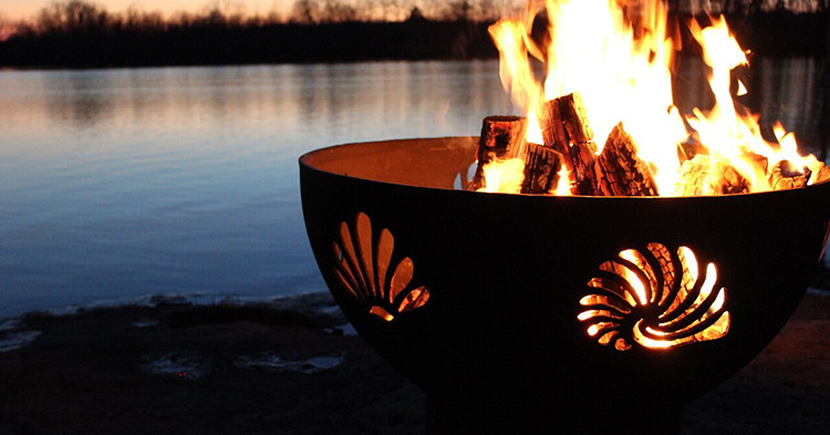 Steel Fire Pit Round Black Outdoor Corten Steel Fire Pit Steel Designer Fire Pit