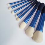 8PCS Portable Makeup Brush Thickened Aluminum Tube Cosmetic Brush With Case