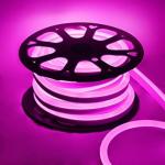 Led Pink Neon Tube Light , IP65 Waterproof SMD2835 LED Neon Rope Light Flex Tube