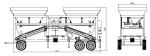 Industrial Mobile Concrete Batching Plant / Mini Mobile Batching Plant 50m³/H