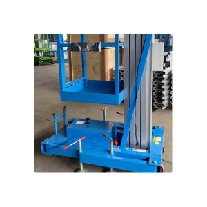 2023 New Arrive Aluminum-alloy-mast Lift Portable Manlift