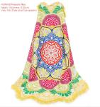 Indian Mandala Beach Towel Large Lotus Printing Towel Beach Round Pool Home