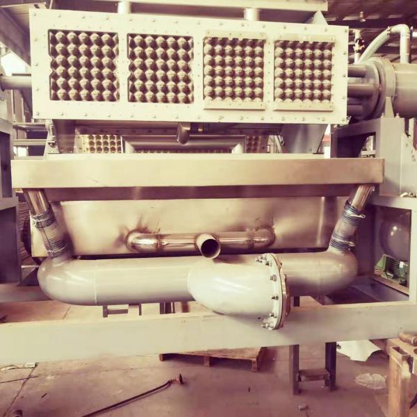 Rotary Paper Egg Tray Machine 2000-3000pcs/H Orange And Green Pulp Molding Machine For Paper Egg Carton / Tray Making
