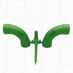Water Supply Ppr Arc-shaped Elbow Customized Size