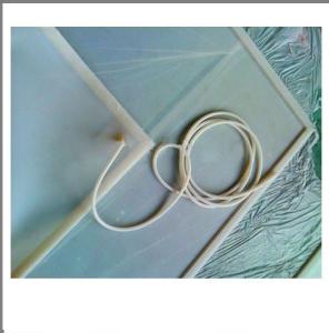 China Glass Laminating Machine Silicone Vacuum Hose For Vacuum Bag White Color factory