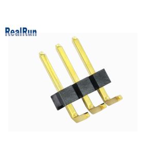 Brass LCP Pin Header Connector SGS LCP Au 3μ" Pin Header 1*3P H3.2