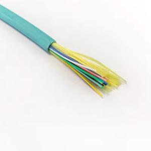 China 2 4 6 12 core Indoor optical fiber cable GJFJH LSZH outer sheath tight buffered fiber factory