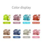 Children Tableware Silicone Baby Feeding Supplies Suction Baby Bowl Soft Solid