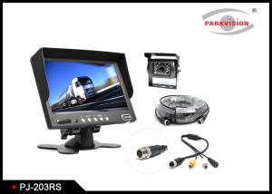 China 600 TVL CCD Truck Rear View Camera W / 2 Way Input With 7 Inch Monitor factory