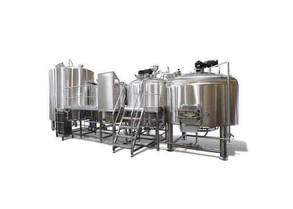 PLC Controlling Beer Fermentation Energy Saving 50BBL Industrial Brewing