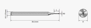 China Overall 38.1mm Printed Circuit Board Drill Bits factory