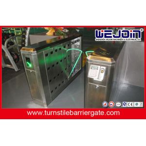 DC 24V Metro Flap Barrier Gate Controlled Access Control Turnstile Gate