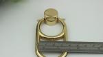 New style luxury bag accessories hardware light gold metal twist locks
