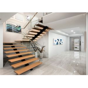 Mono Stringer Wood And Metal Staircase Design Flexibility With Zero Defect