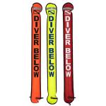 SCUBA DIVING Surface Marker Buoy with oral inflater