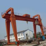 Outdoor Industrial Gantry Crane Marble Loading Double Girder Rail Mounted