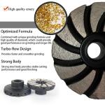 60 Mm Emery Diamond Grinding Plate Wheel For Concrete Brick Floor