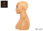 Meticulous Makeup Mannequin Display Head With Shoulders 36cm width