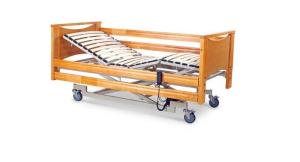 China Rehabilitation Therapy Hospital Style Single Bed , Three Function Hydraulic Hospital Bed factory