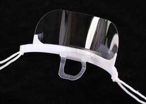 China 5 Pieces Transparent Plastic Mouth Visor Oil Proof for Chef factory