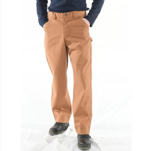 China Brown Canvas FR Cotton Duck Work Pants 10oz HRC2 14 CAL factory